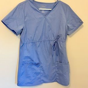 Cherokee Maternity Scrubs Ceil Blue Size Small